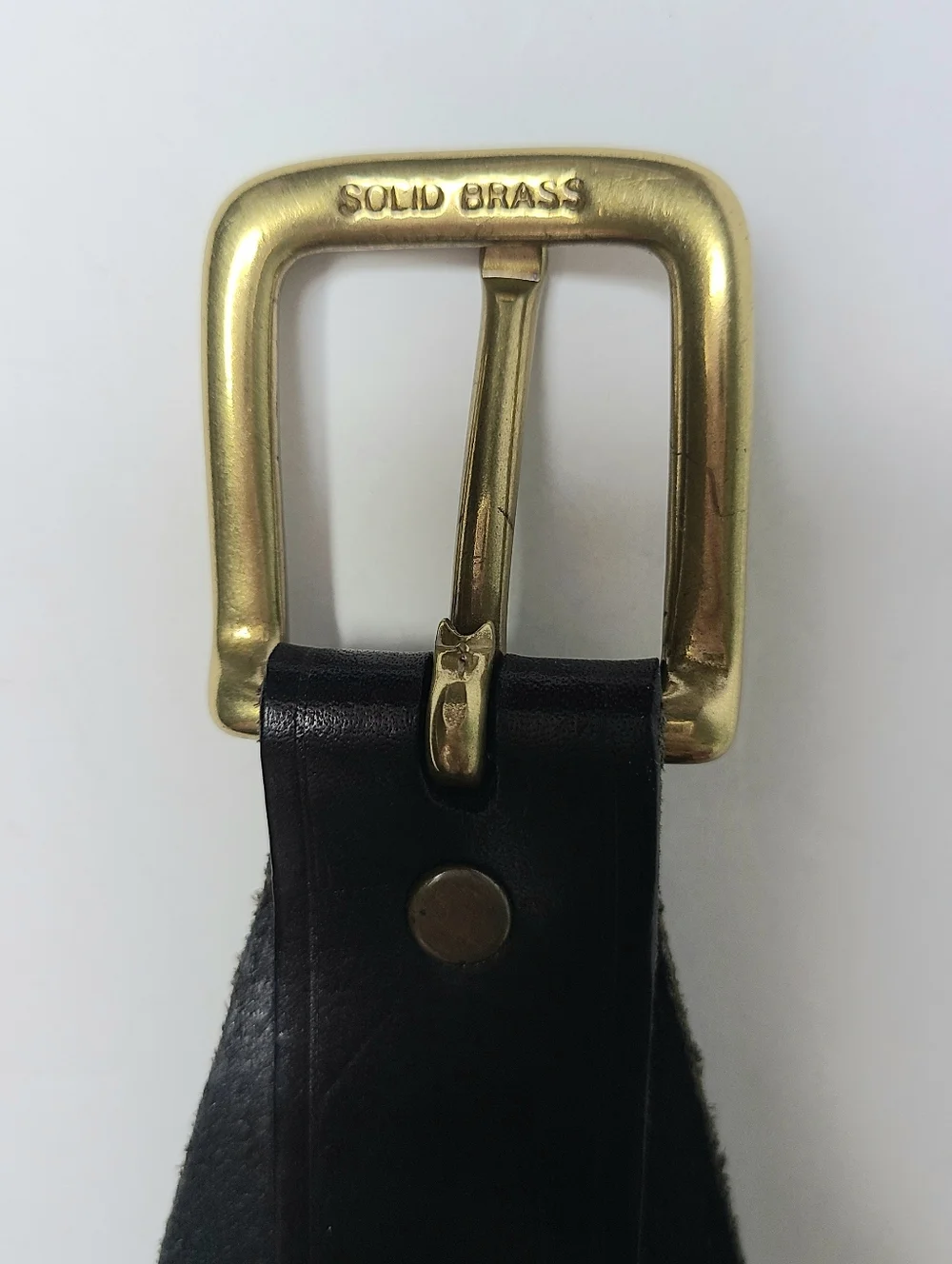 J. Crew Black Equestrian Corset Buckle Made in USA Italian Leather Vintage Belt - Picture 9 of 12